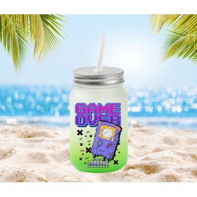 СТЪКЛЕНА ЧАША БУРКАН GAME BOY